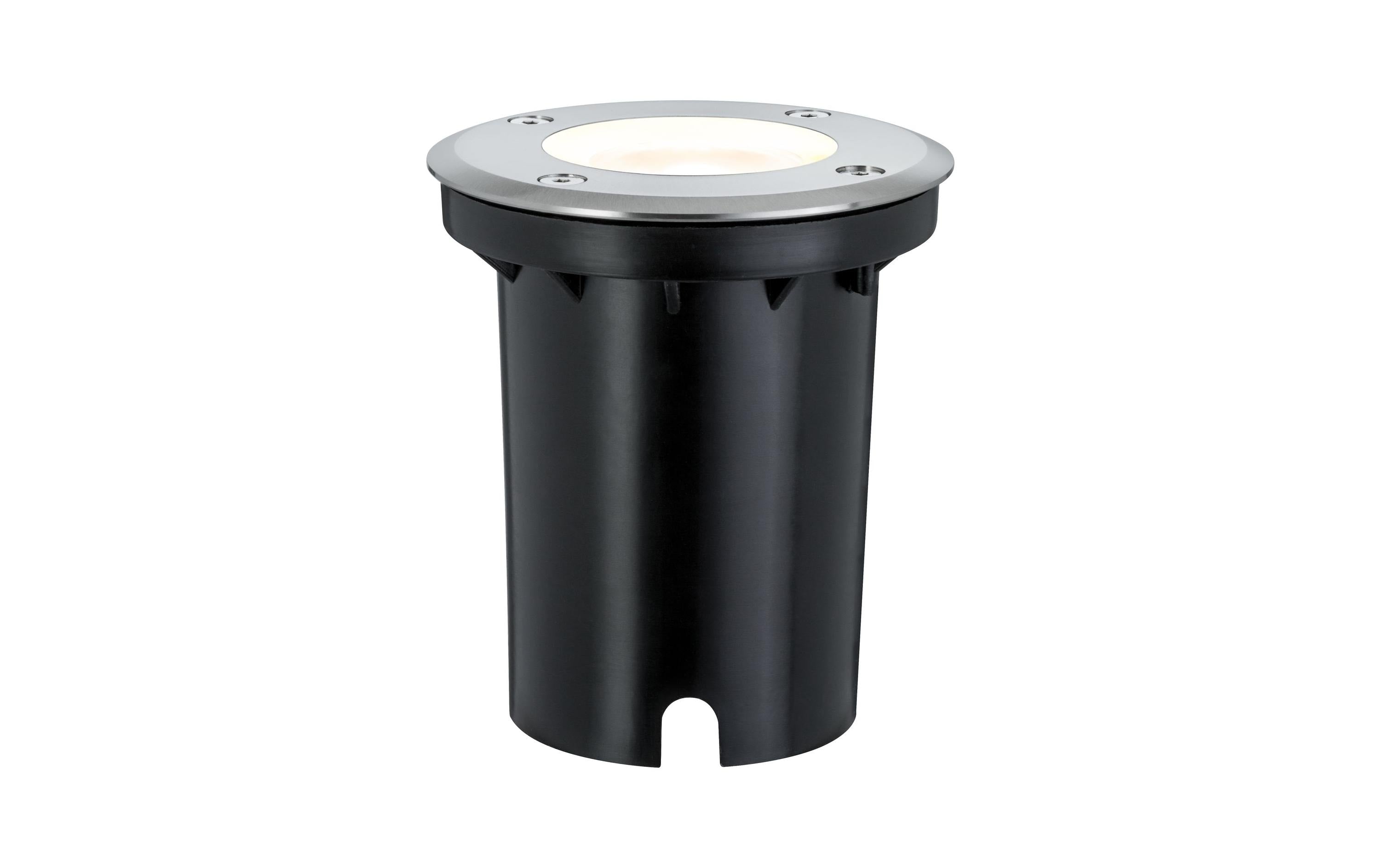 Paulmann Outdoor Boden rund Edelst/Metall