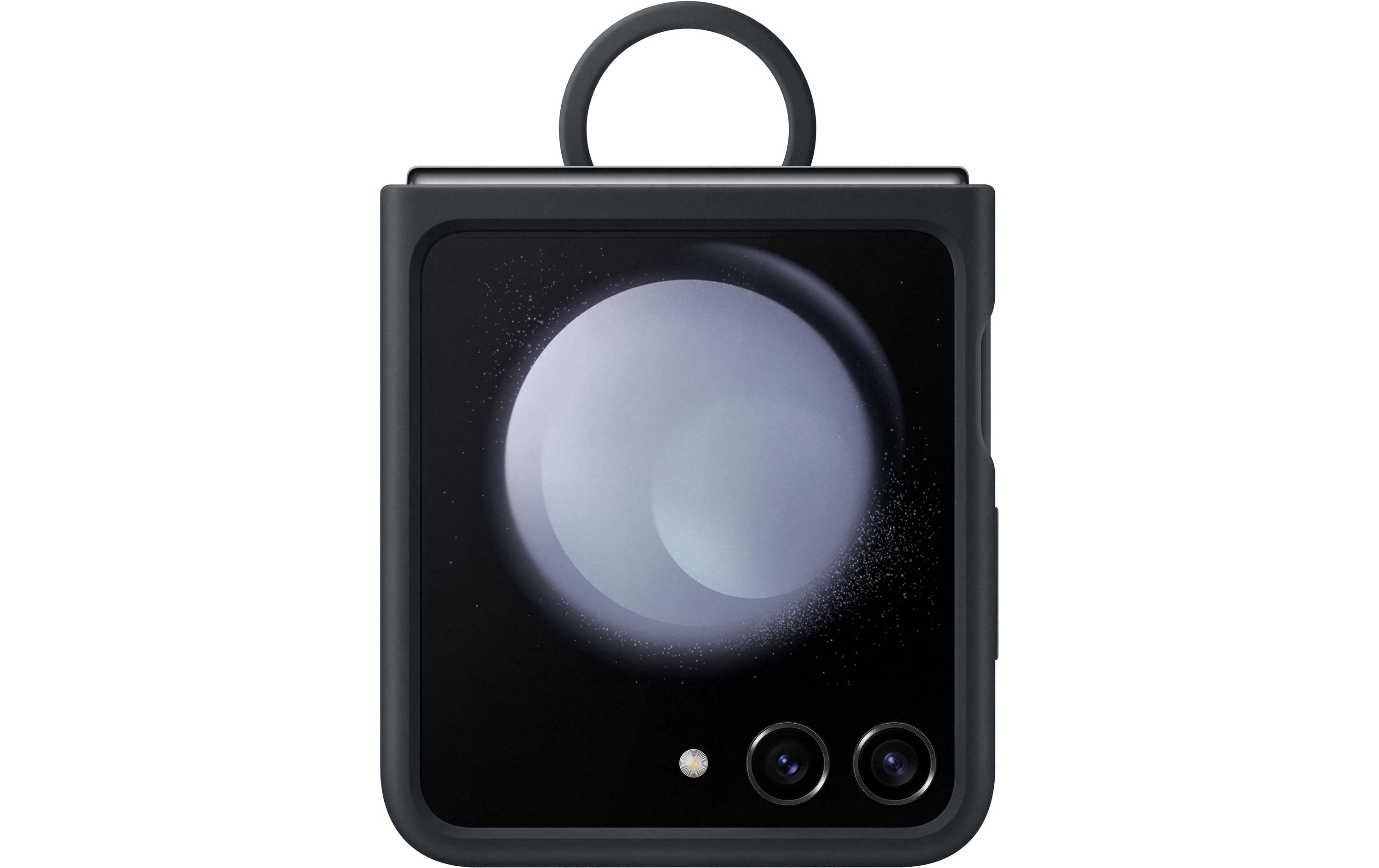 Samsung Flip Silicon Case with Ring Indigo