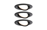 Paulmann Set Nova Plus rund sz matt/Alu