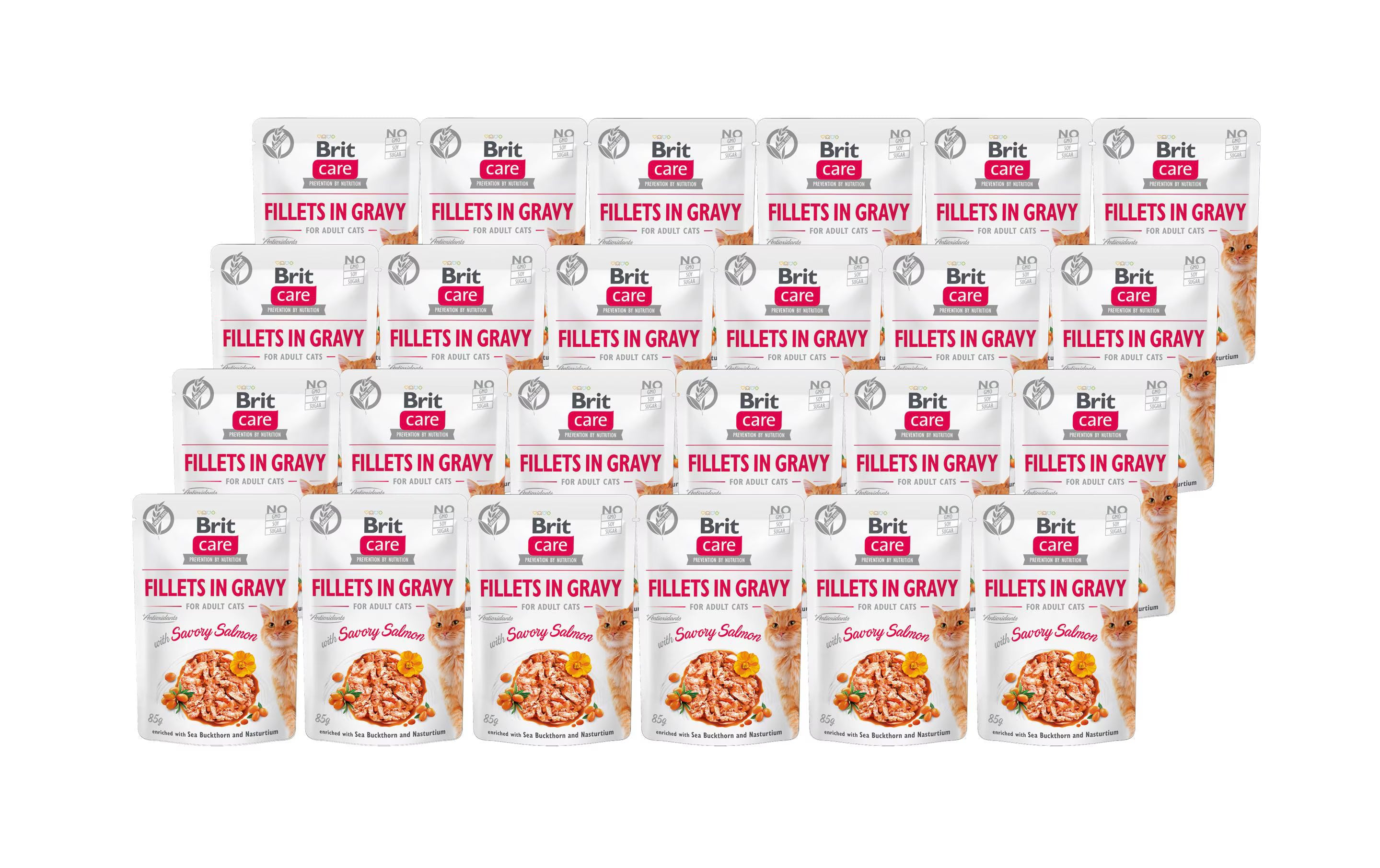 Brit Care Cat Fillets Sauce Lachs Kit