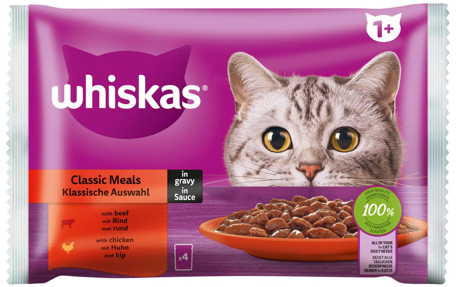 Whiskas Nassfutter Klassische Auswahl in