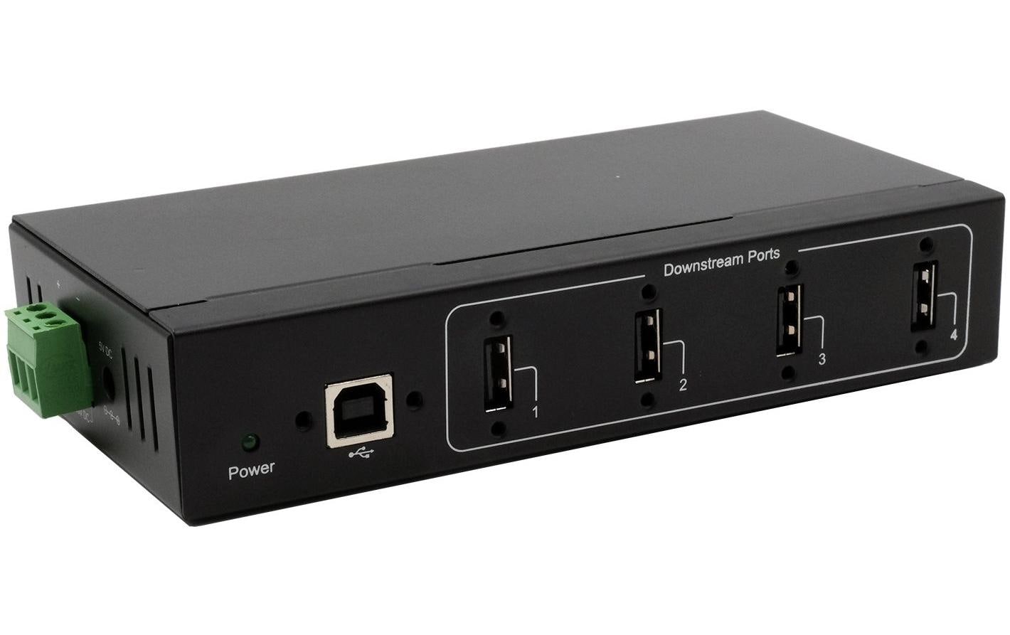EXSYS EX-11214HMVS,4-Port USB2.0 Metall HUB