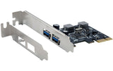EXSYS EX-11192, 2-Port USB3.2gen1 Karte