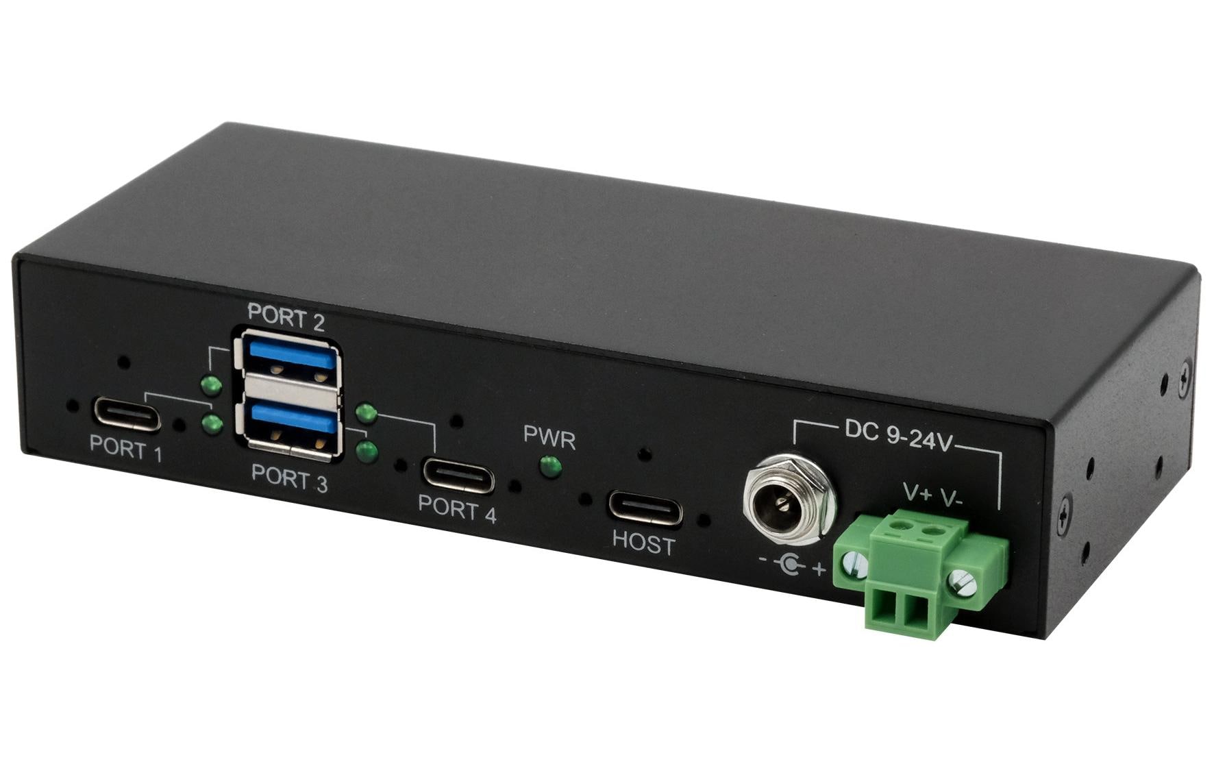 EXSYS EX-11295HMS, 4-Port USB3.2, 2x1 HUB