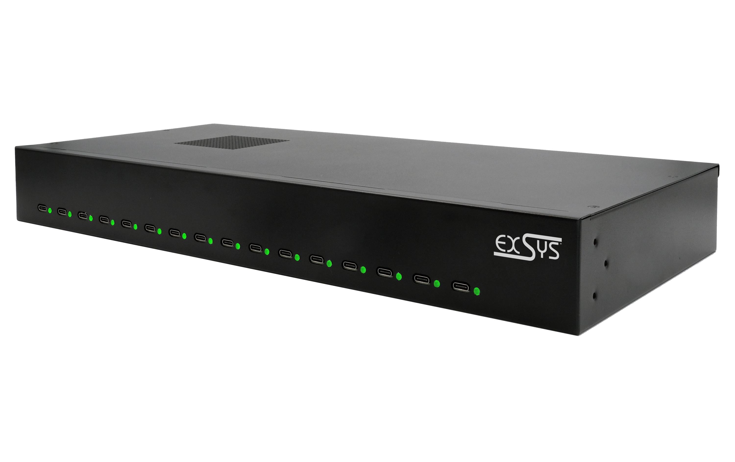 EXSYS EX-11016, 16-Port USB-C