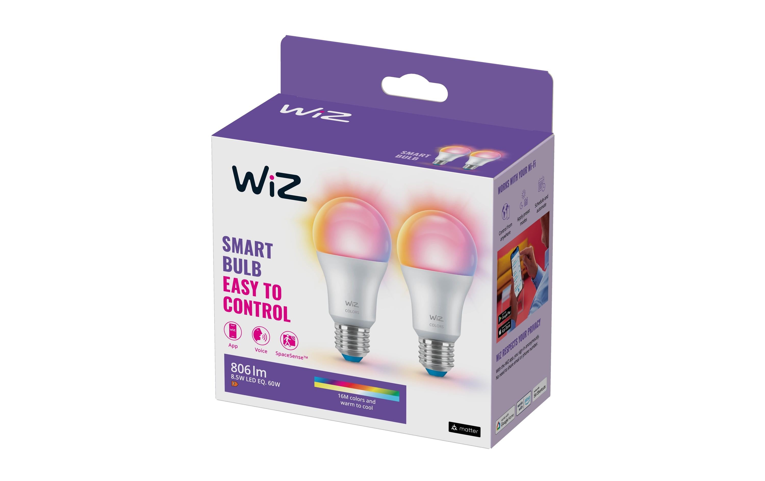 WiZ Leuchtmitte White & Color A60