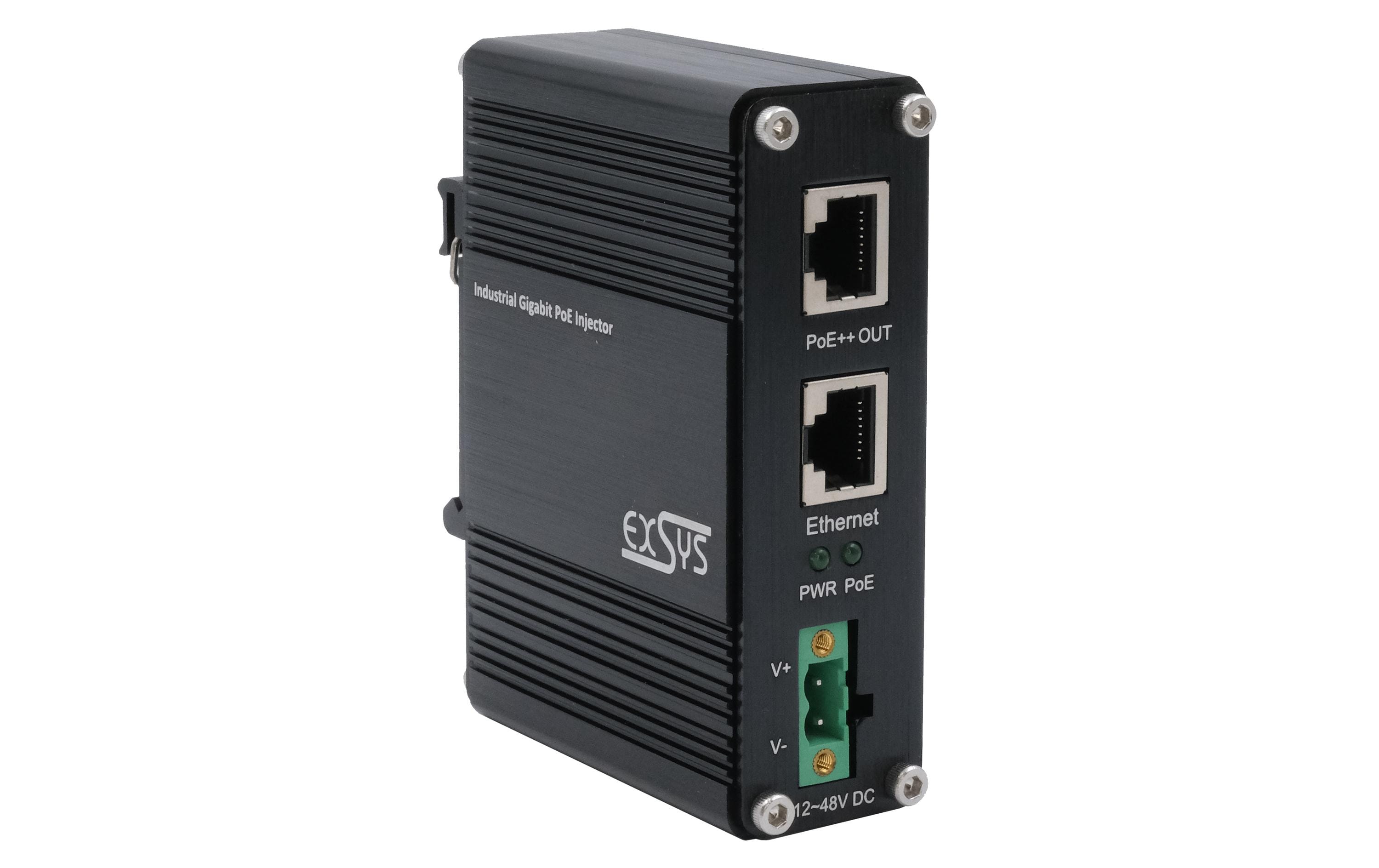 EXSYS EX-60315, PoE++ Gigabit Injektor 90W