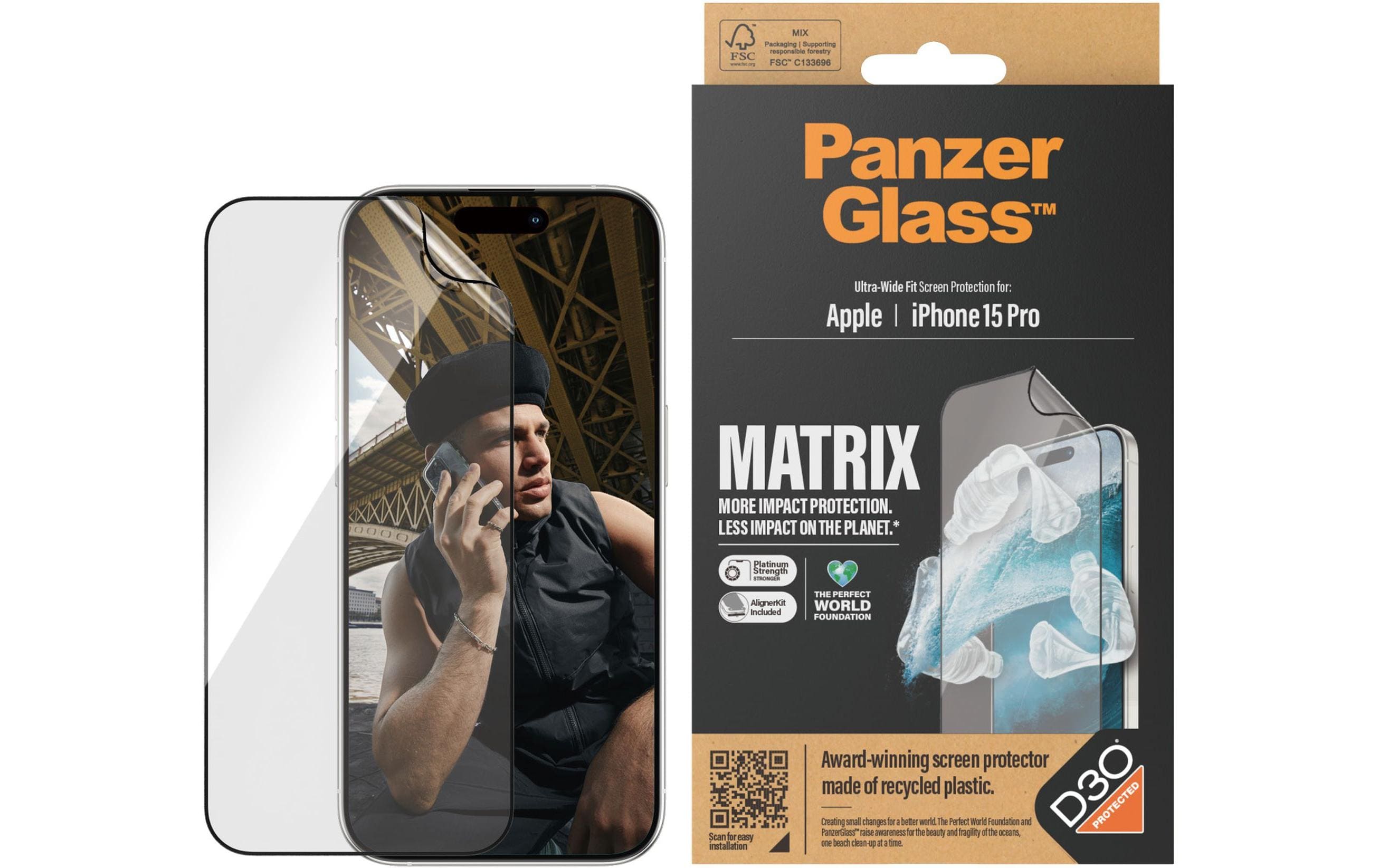 PANZERGLASS Eco Matrix Glass, D3O, UWF