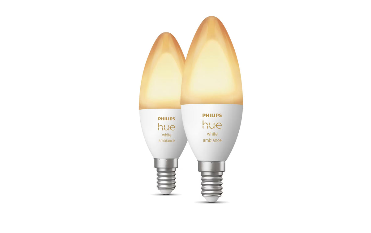 Philips Hue White Amb. Doppelpack E14