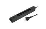 Steffen Steckerleiste IQ 6xT13, USB-A+C