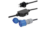 Verlängerung GdV 3x1.5mm2 2m T13-CEE16/3