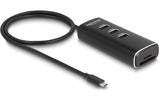 Delock 3 Port USB 10 Gbps Hub ink. SD