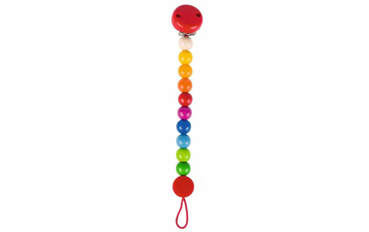 GOKI Schnullerkette Regenbogen
