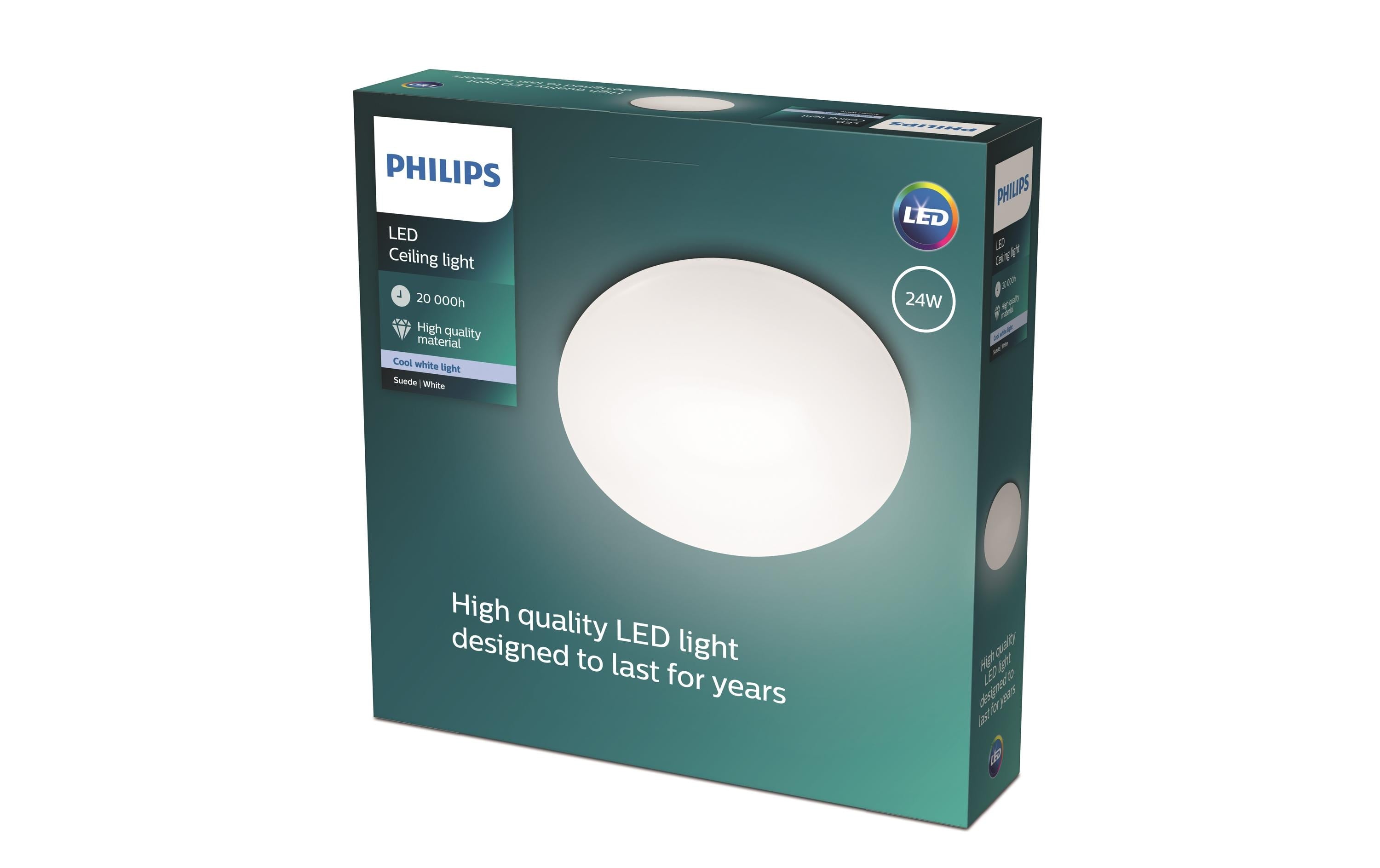 Philips Suede Deckenleuchte 4 x 5W, 4000K,