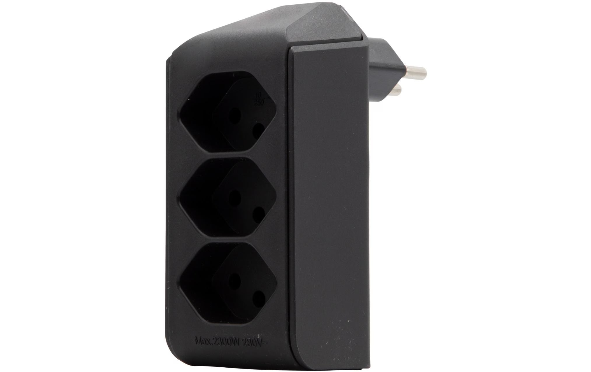 Brennenstuhl 3-fach Abzweigstecker drehbar