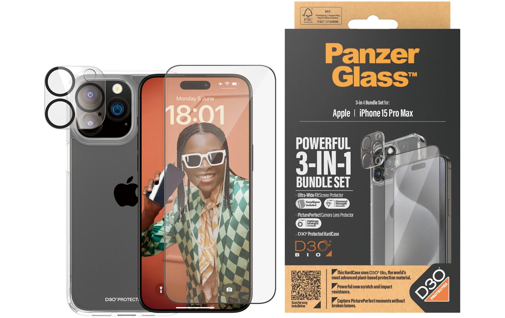 CARE 3-in-1 - Glas (Std), Case, Hoops