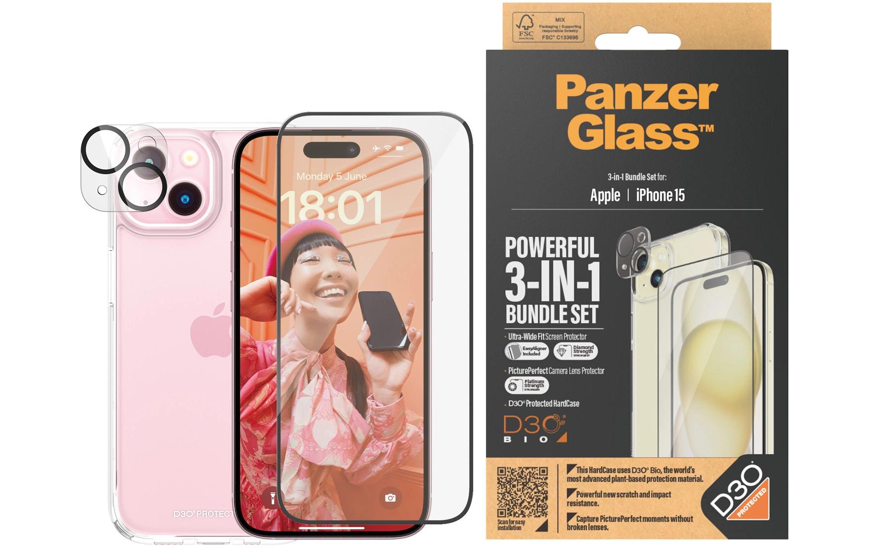 CARE 3-in-1 - Glas (Std), Case, Hoops