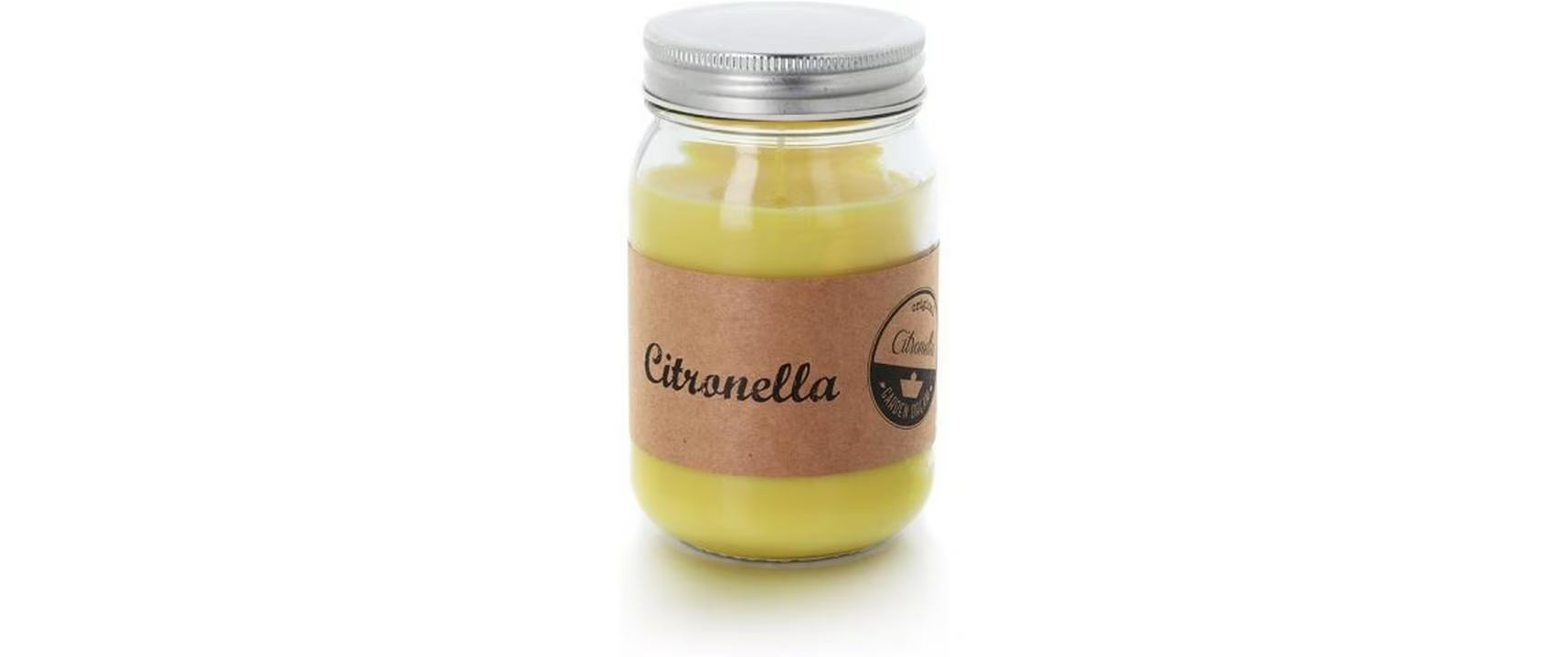 balthasar, Gartenkerze Citronella Jar Gelb