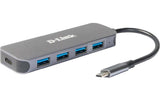 D-Link Hub DUB-2340 USB-C Hub 3x USB 3.0