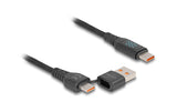 Delock USB2.0 Schnelladekabel USB-C/A/C