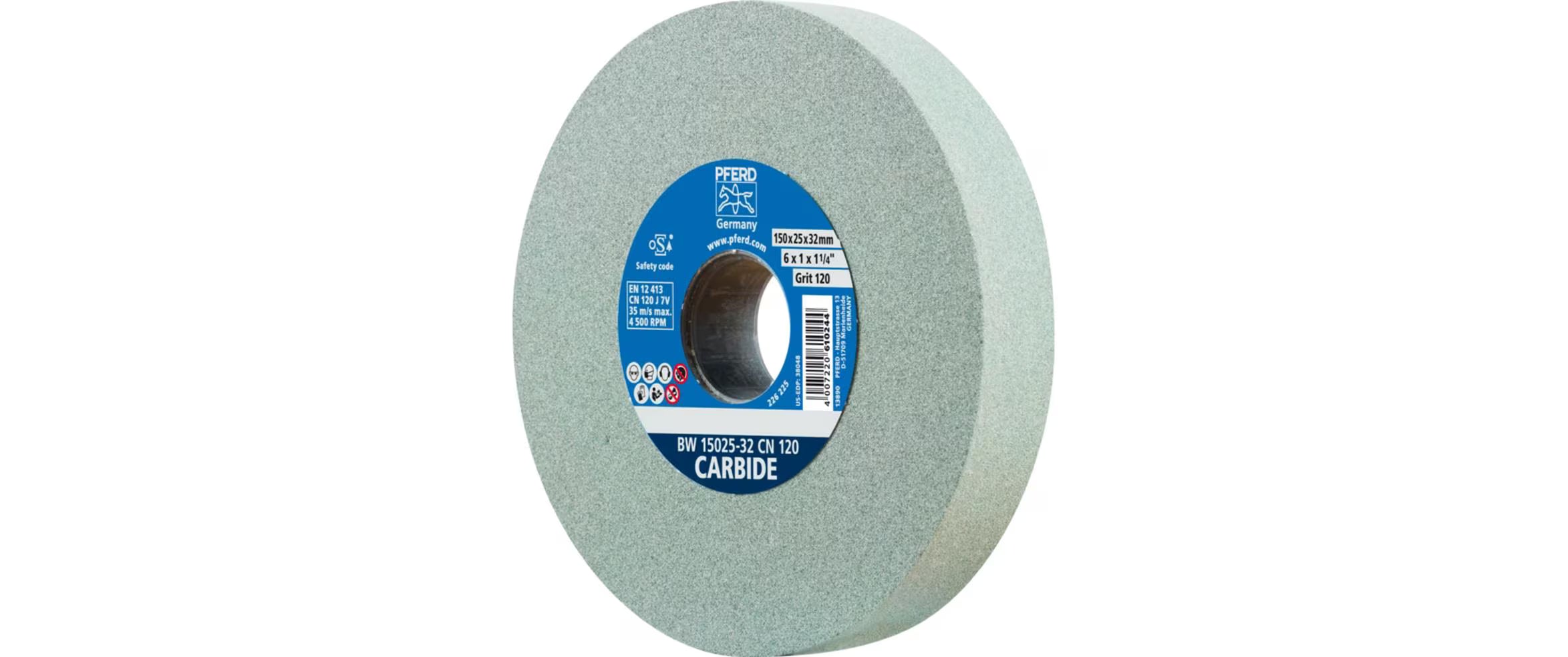 PFERD Schleifbockscheibe Ø150x25mm Ø32mm