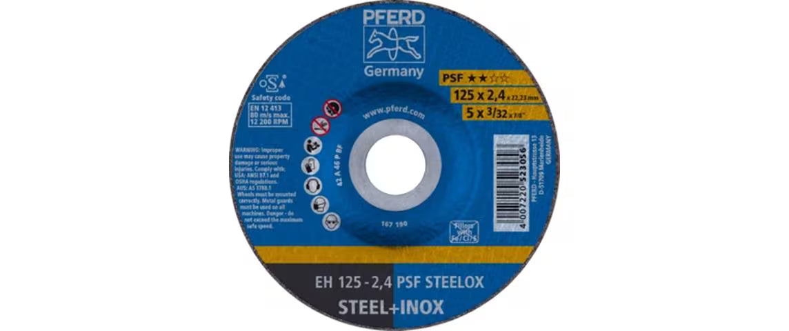PFERD Trennscheibe EH 125x2.4x22.23mm