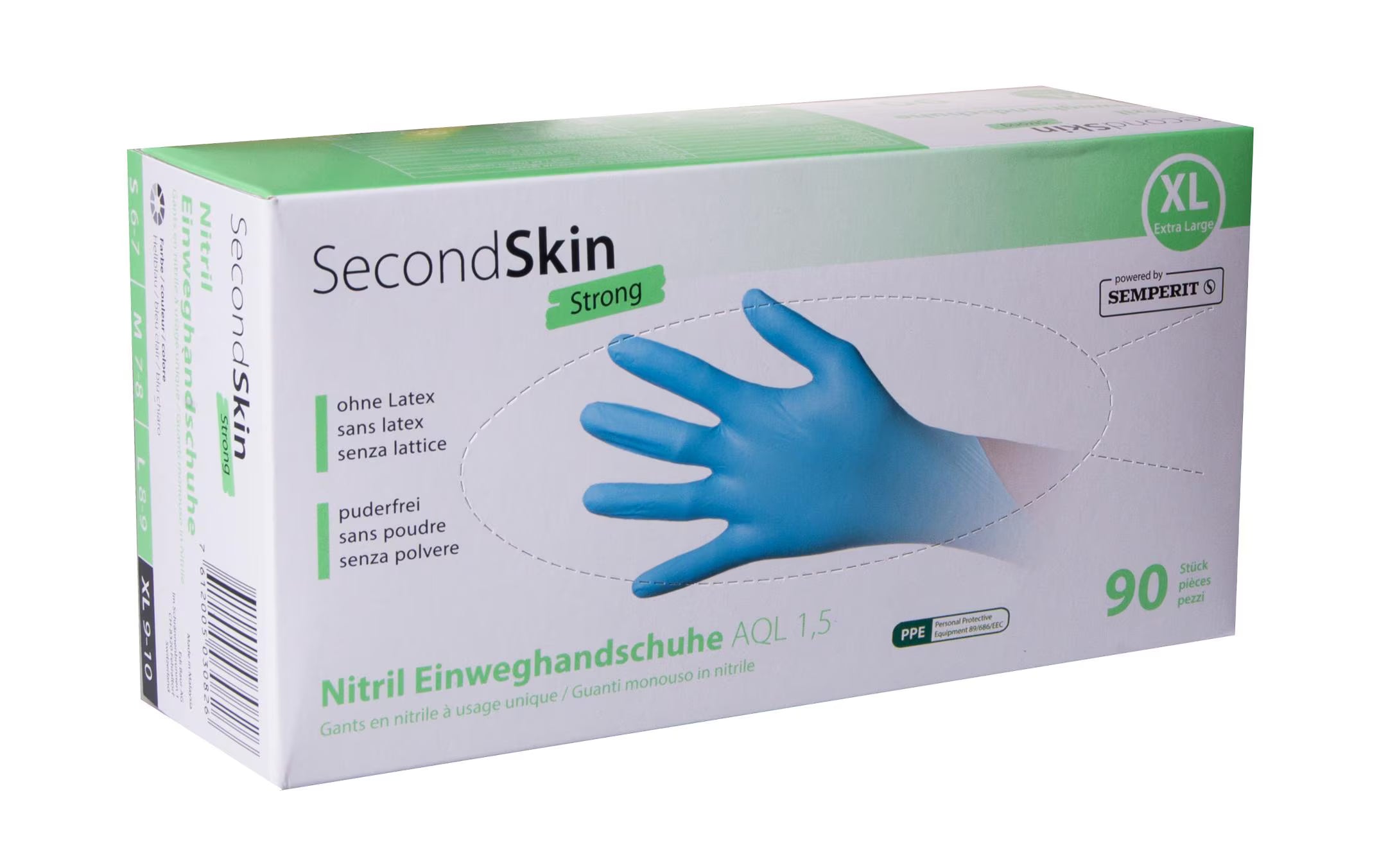 SecondSkin Einweghandschuh Nitril Strong