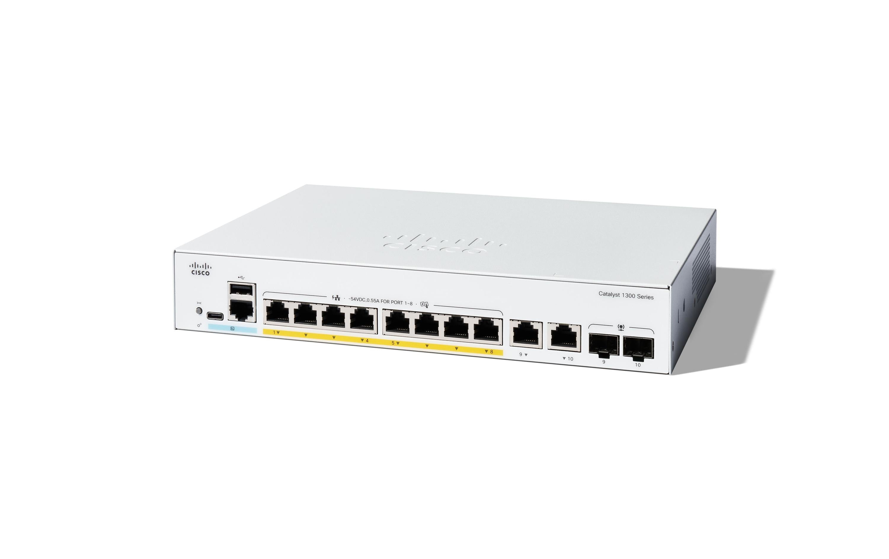 Cisco C1300-8P-E-2G: 8 Port Managed Switch