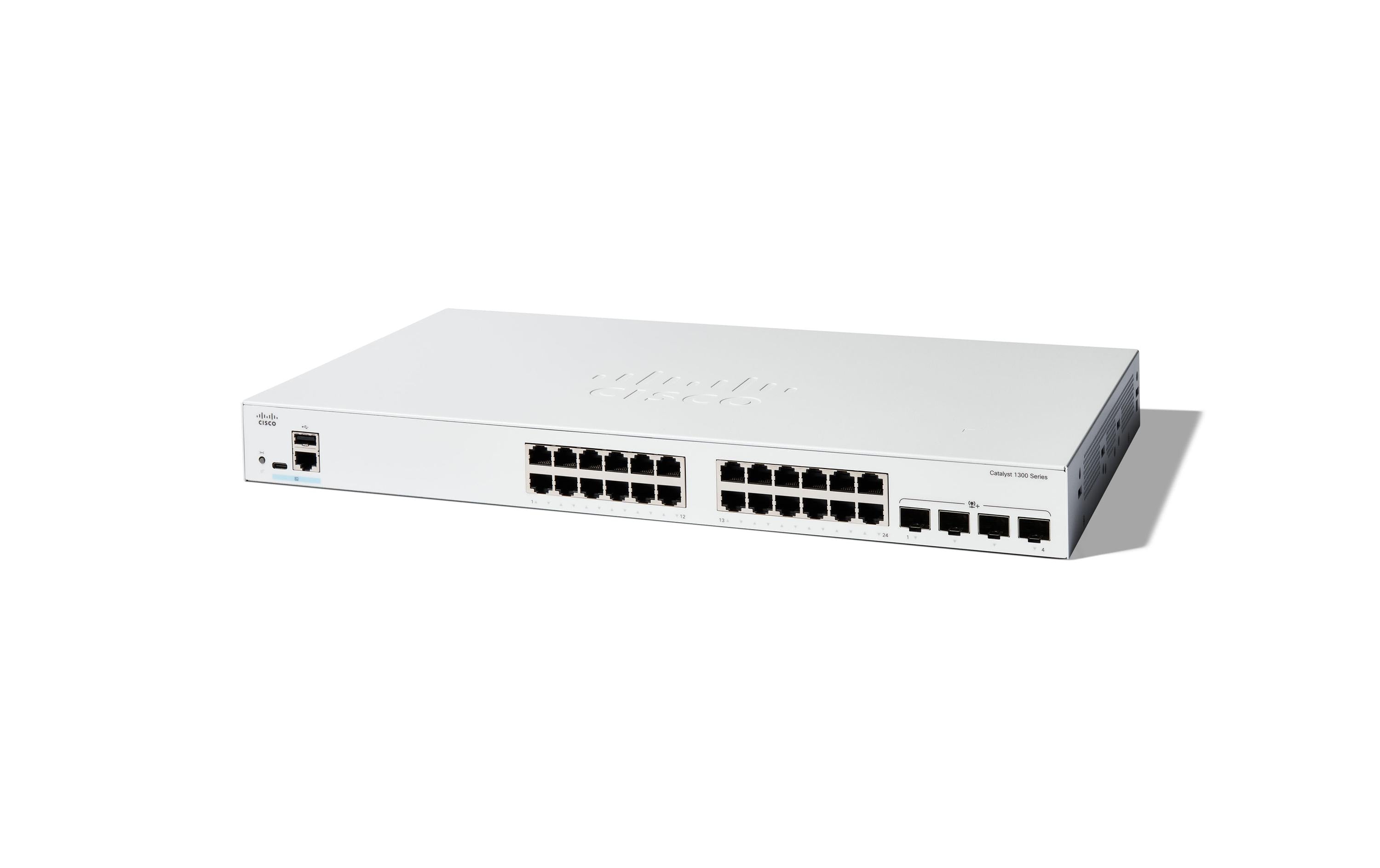 Cisco C1300-24P-4X: 24 Port Managed Switch