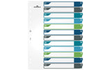 Durable Register PP 1-12, 5-farbig