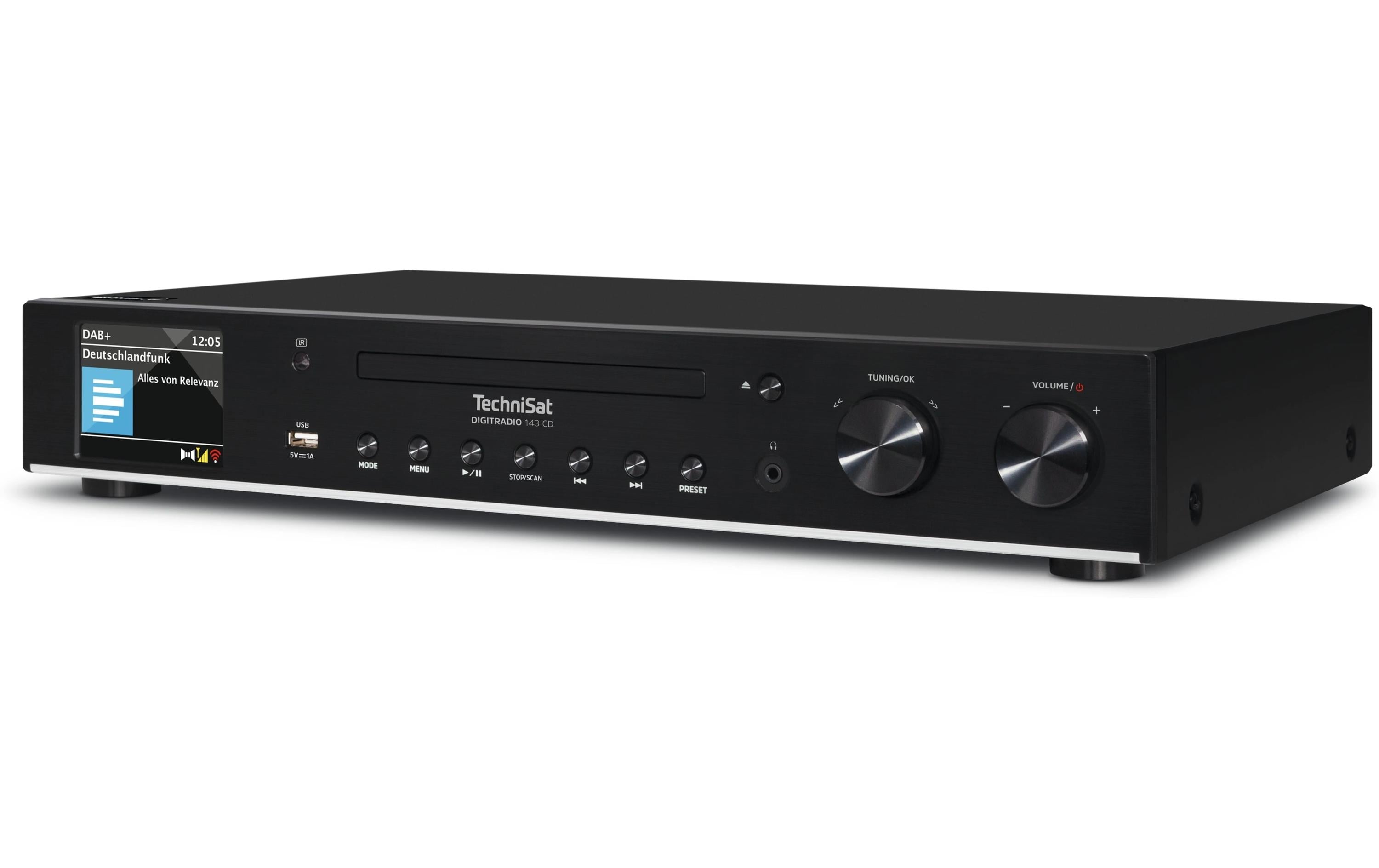 TechniSat DigitRadio 143 CD V3, schwarz