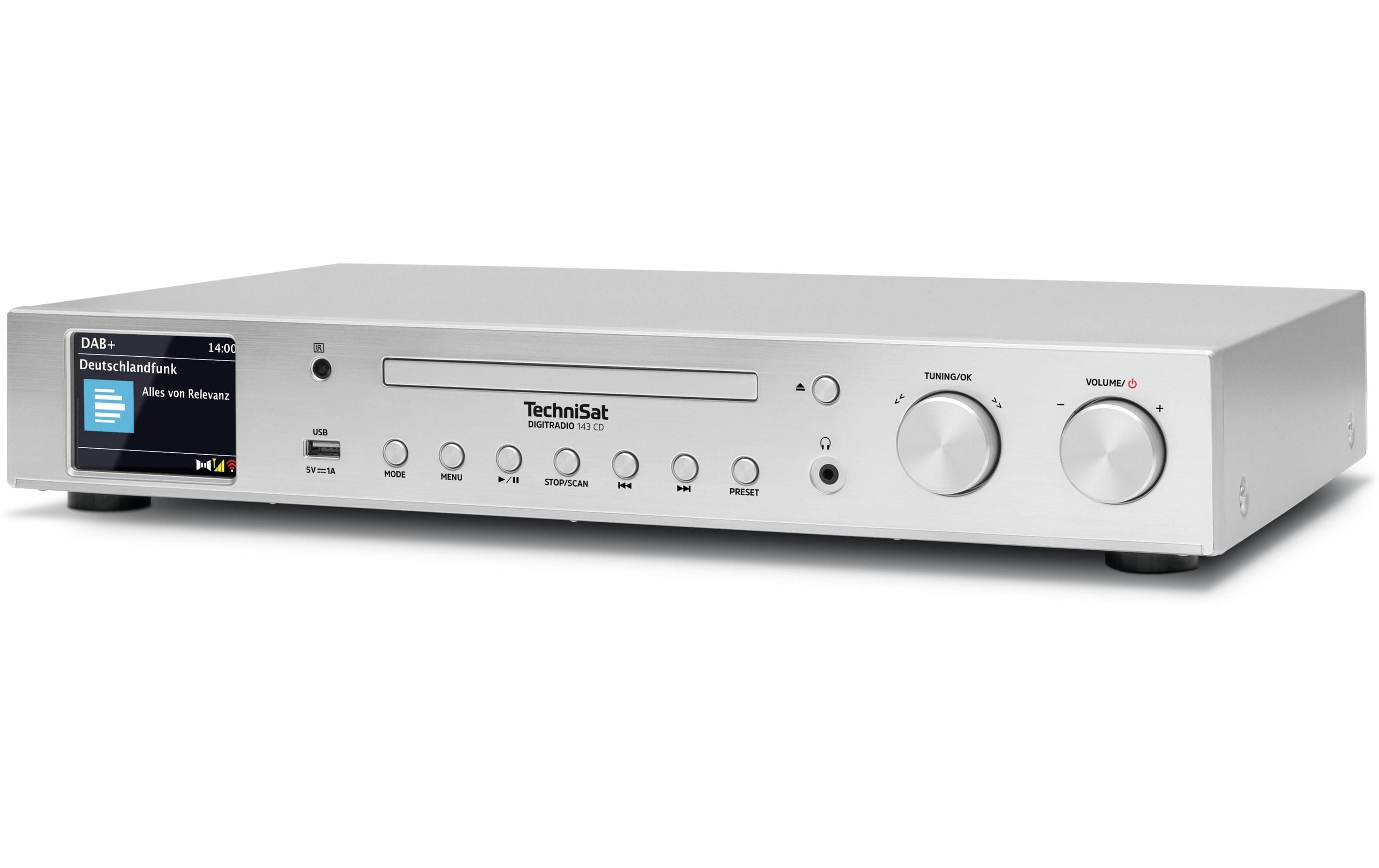 TechniSat DigitRadio 143 CD V3, silber