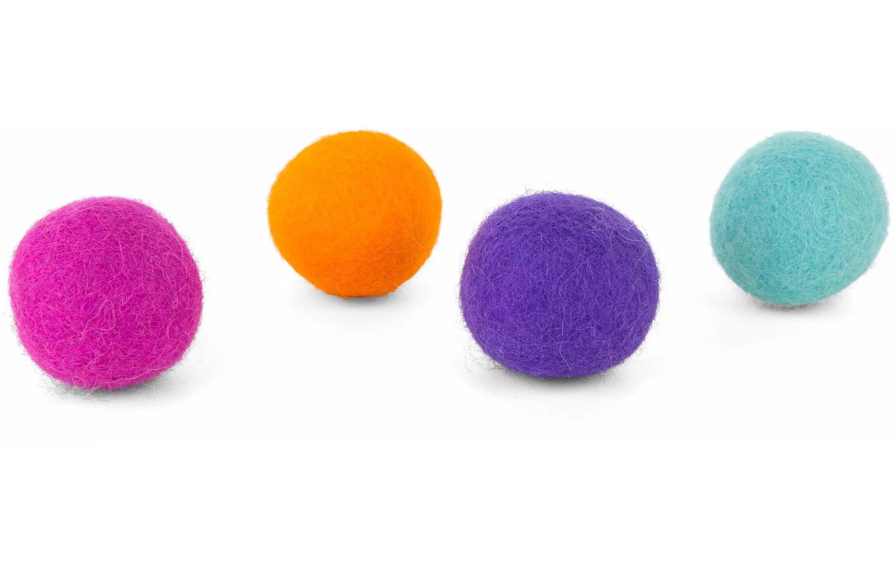 District70 Glow Felt Ball Toys 4Stk.