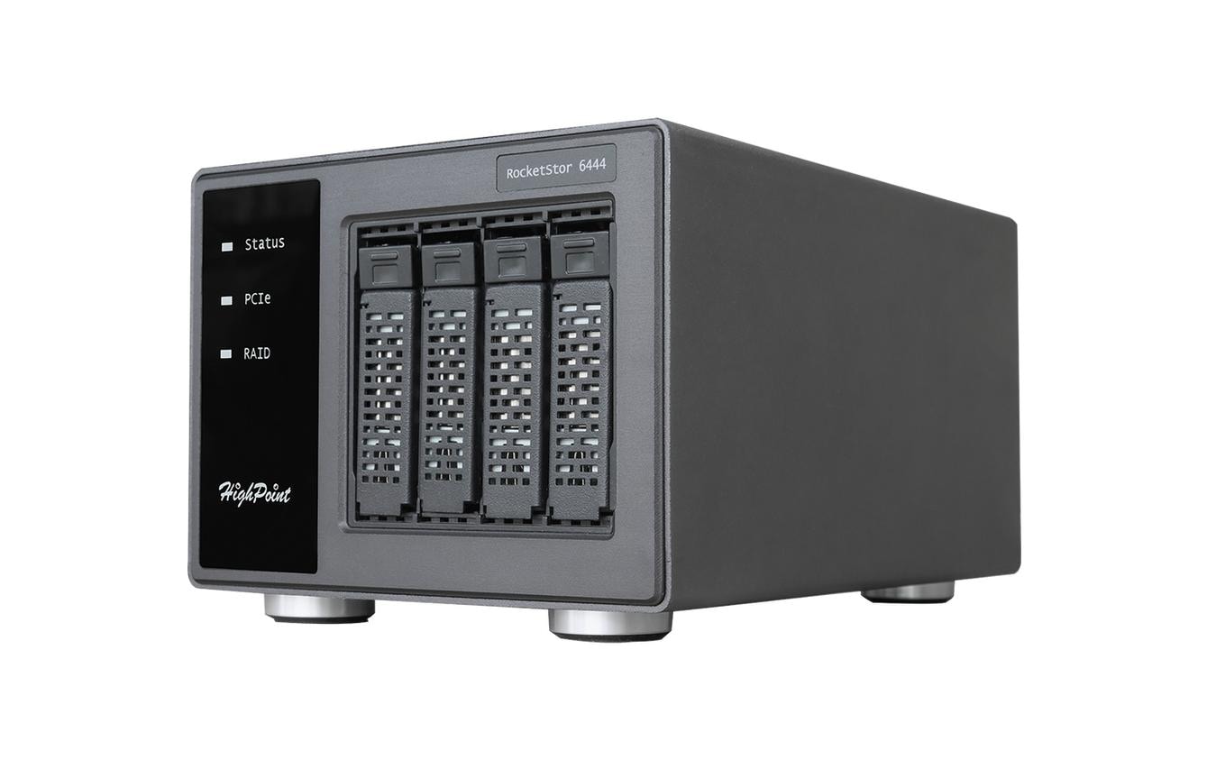 Highpoint SSD6444: externes 4-Bay Gehäuse