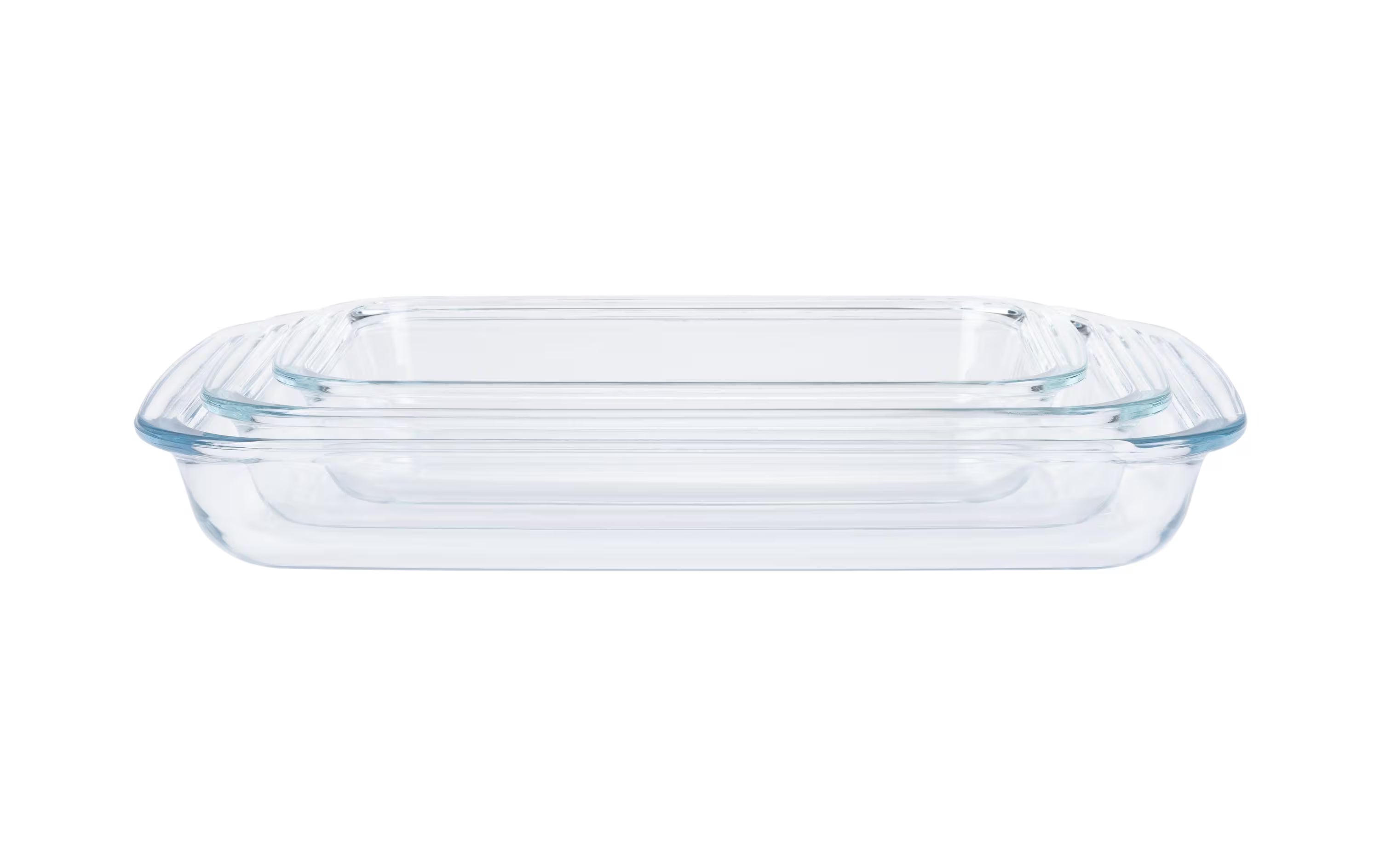 FURBER Auflaufform-Set 3tlg. Eckig