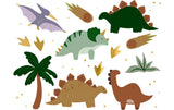 Partydeco Tattoos Dinosaurier