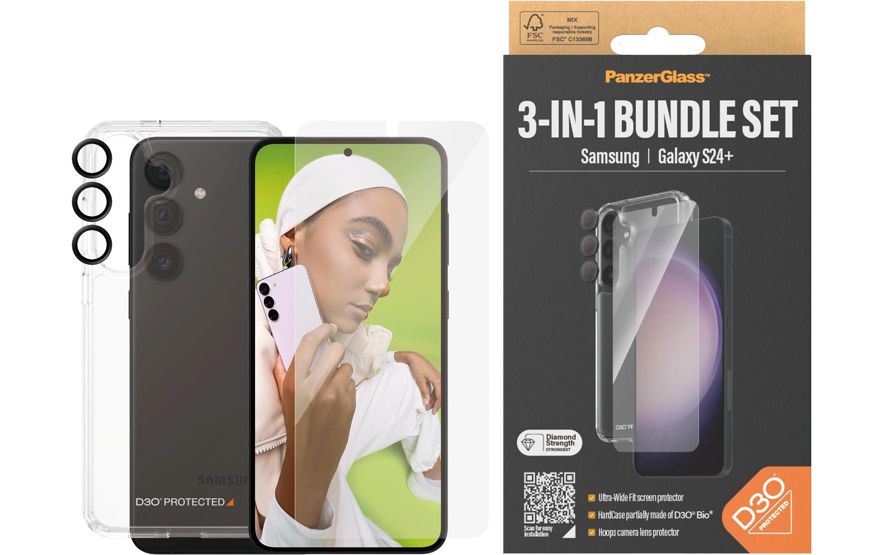 CARE 3-in-1 - Glas (Std), Case, Hoops