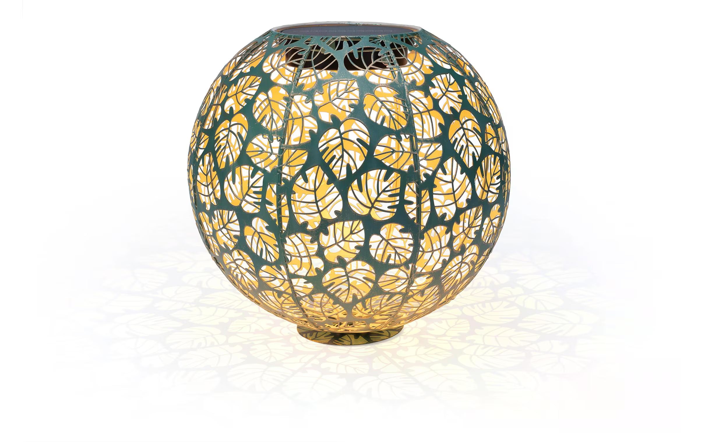 STT Windlicht Solar Antic Ball Monstera Ø
