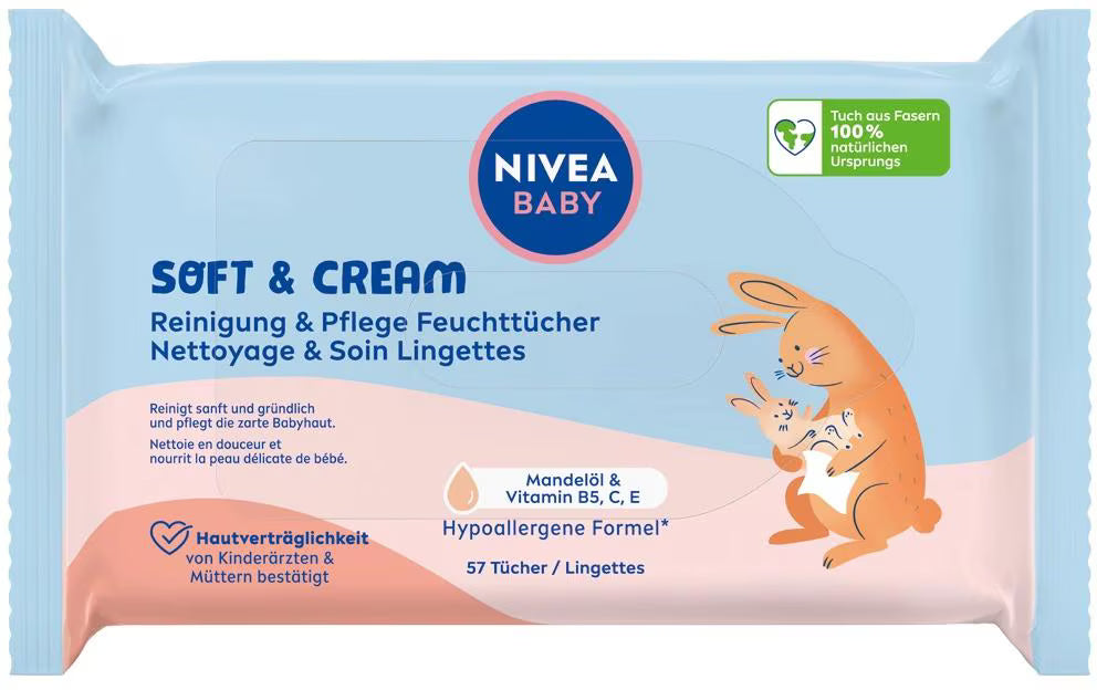 NIVEA BABY Feuchttücher Soft & Cream