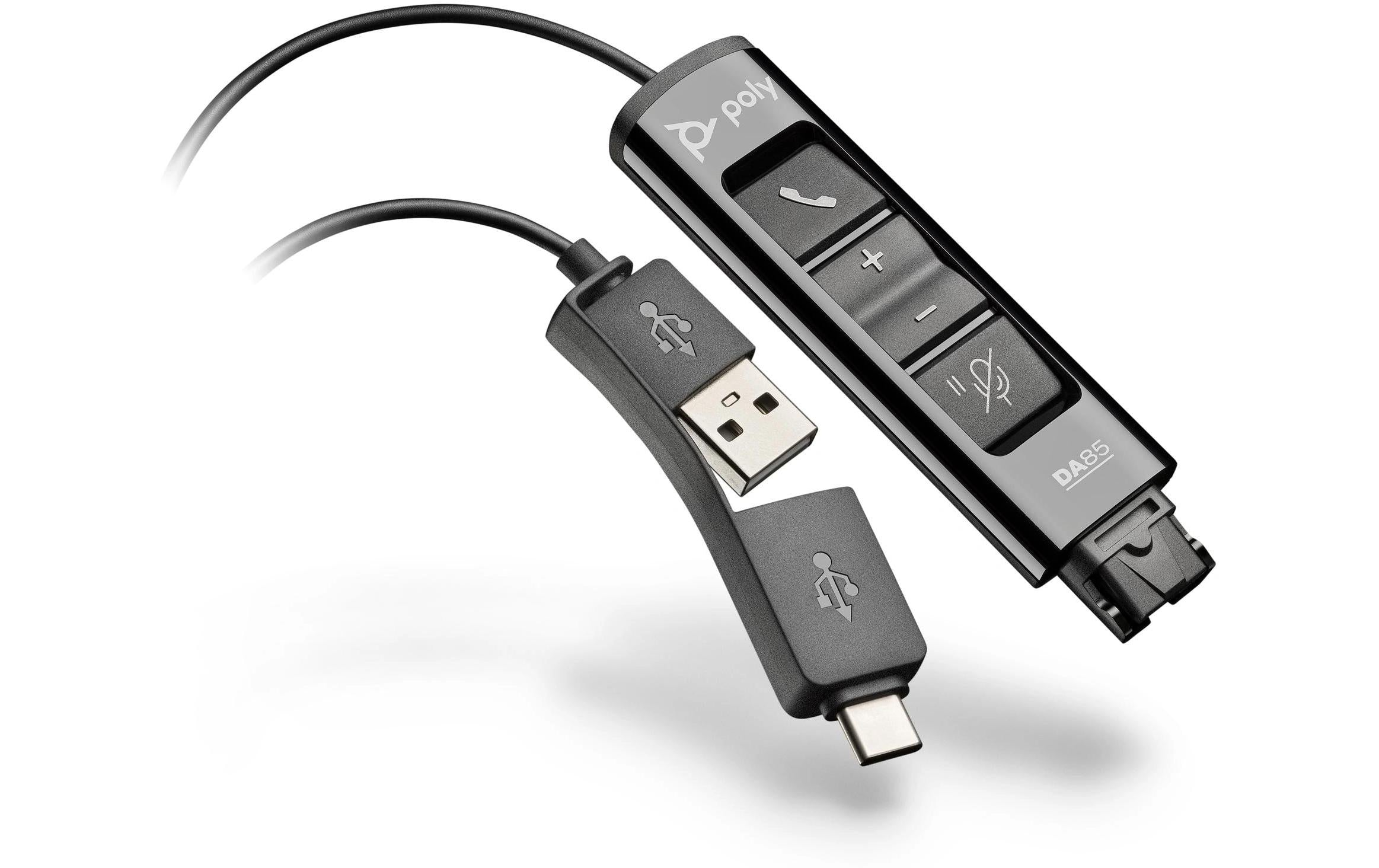 Poly DA85 USB-A/USB-C - QD Adapter Cable