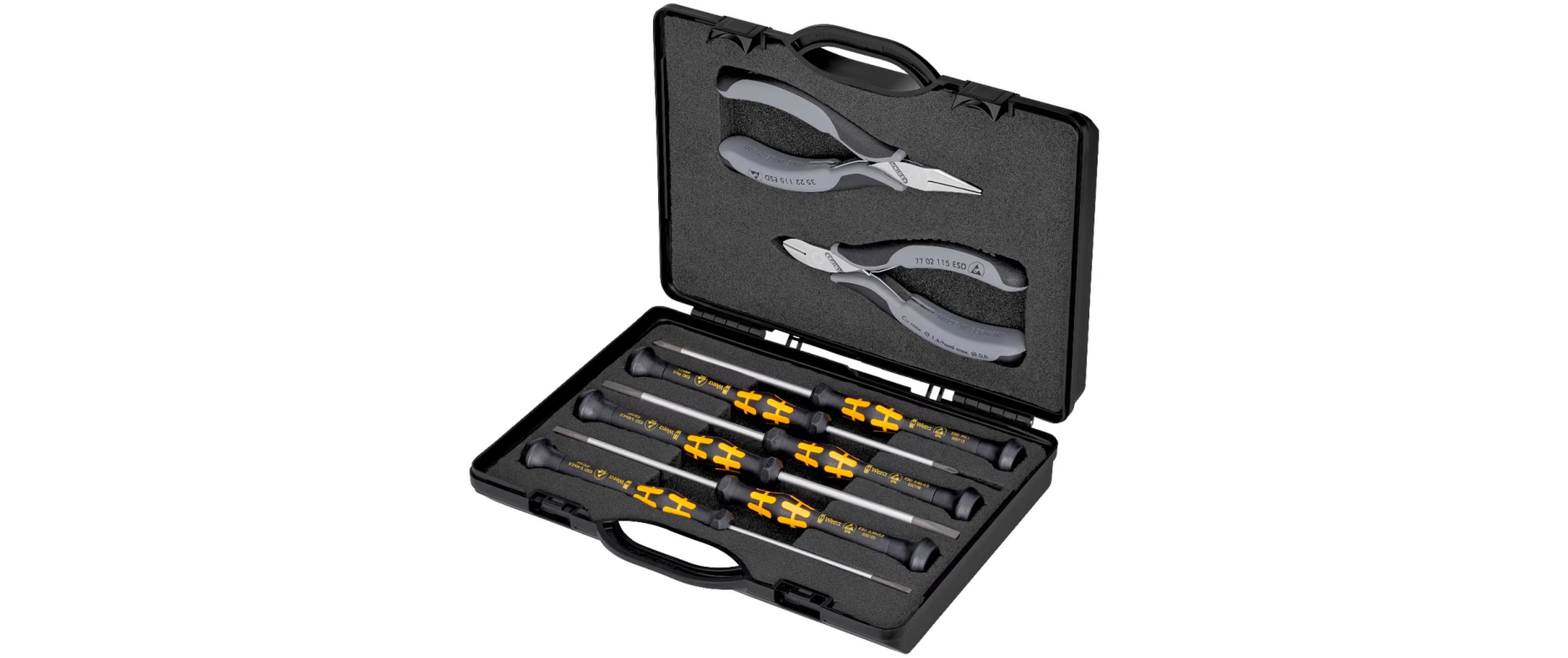 Knipex Elektronikzangen-Set 8-teilig