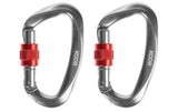 KOOR Karabiner 25kN dark silver 2 Stk.