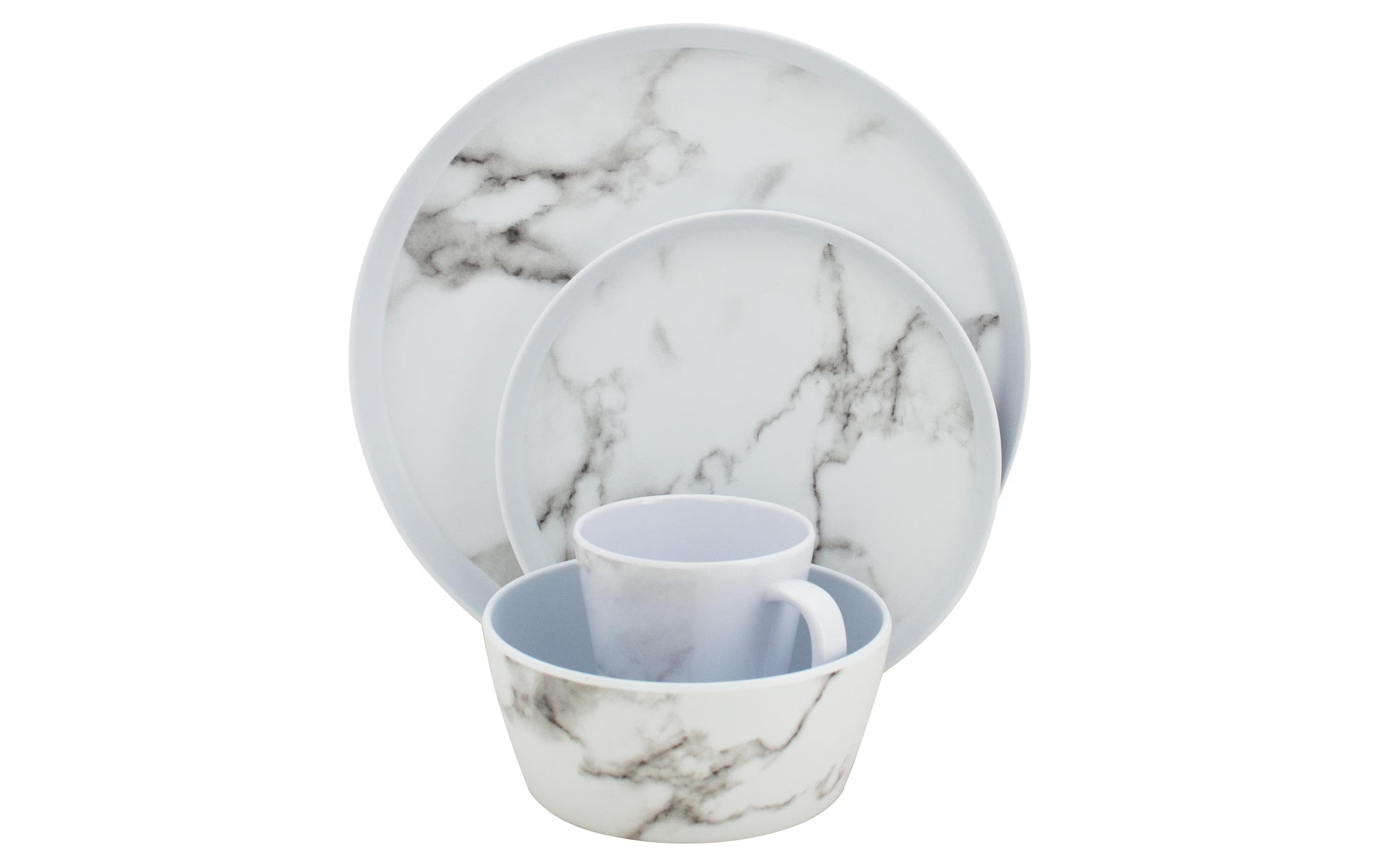 Marble Melamine Geschirrset