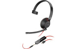 Poly Blackwire 5210 Mono,3.5mm+USB-C/A