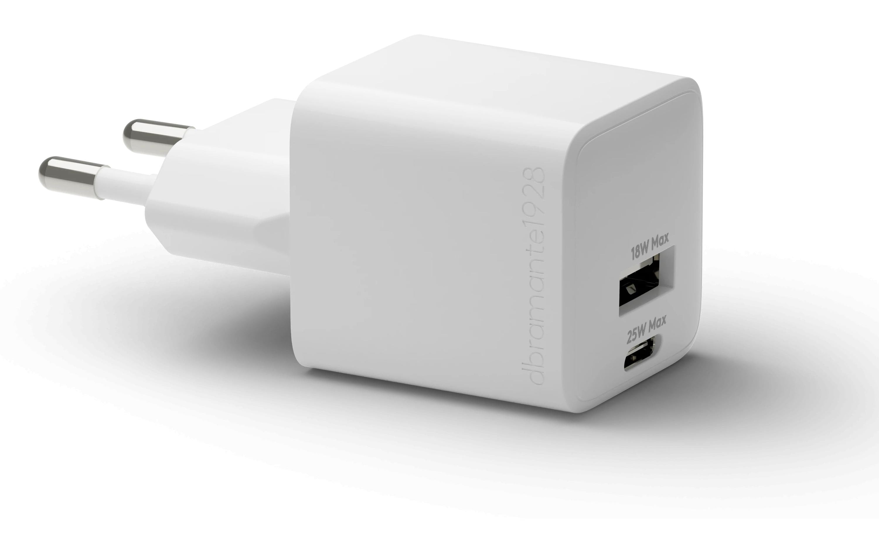 DBR Wall Charger USB-C+USB-A 25W+18W
