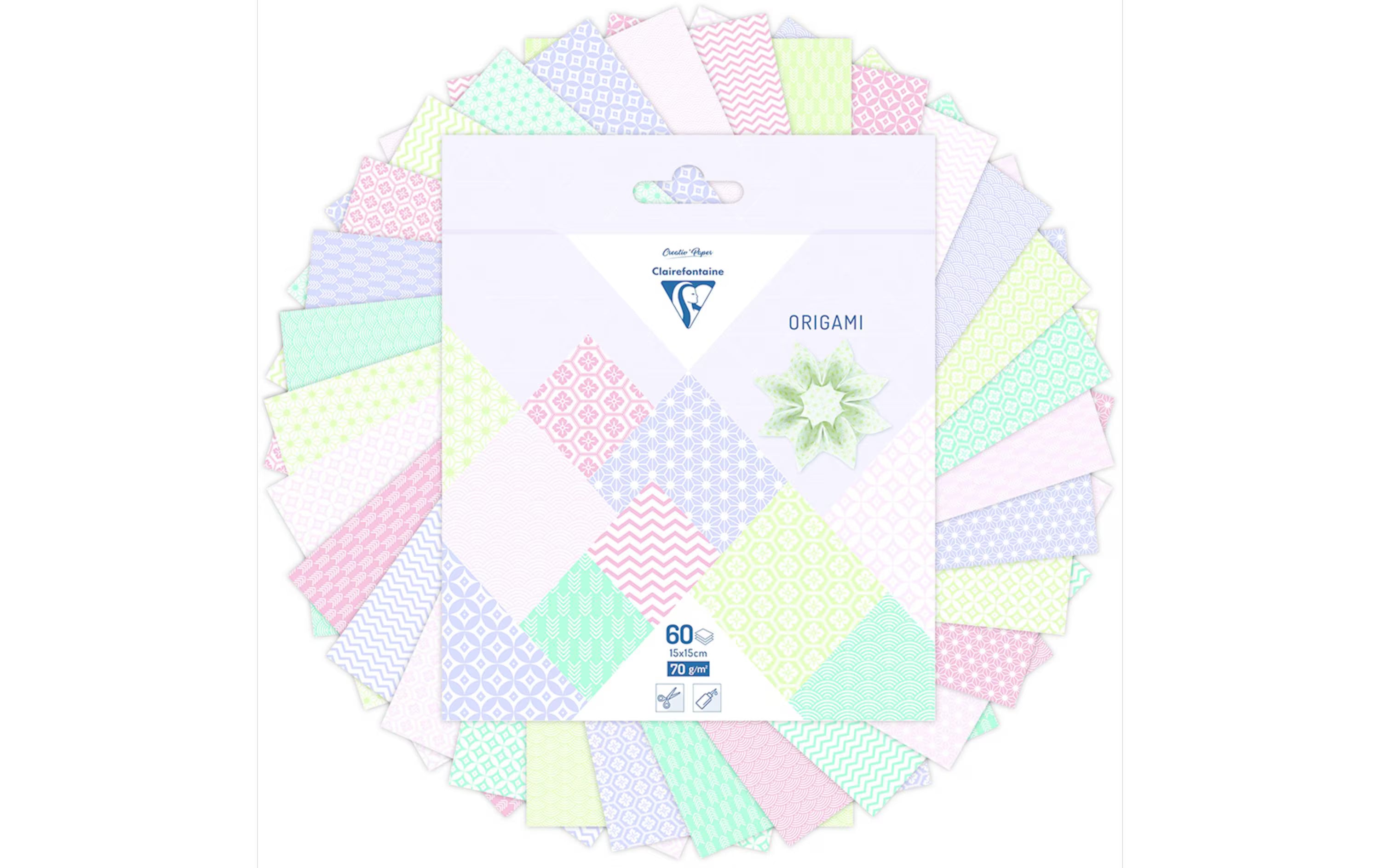 Clairefontaine, Bastelpapier Origami Papier