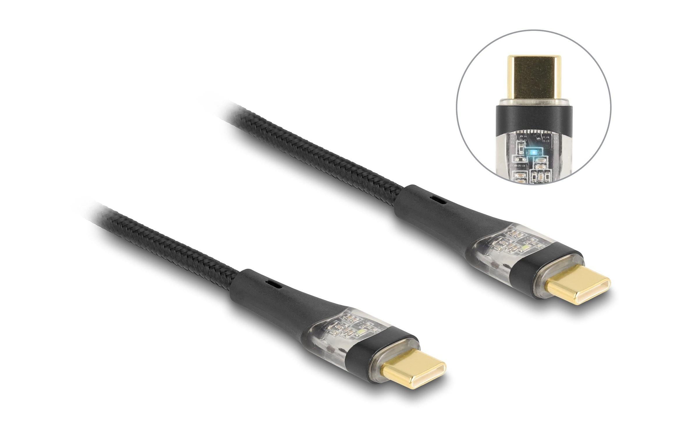 Delock, USB 2.0-Kabel PD 3.0 100W USB C - U