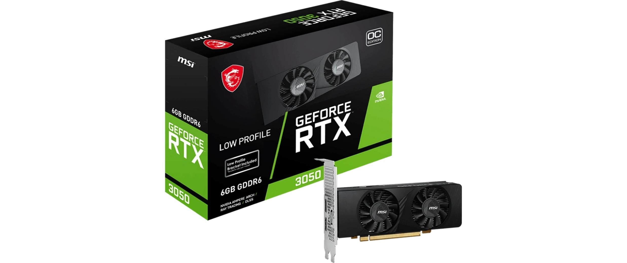 MSI RTX3050 LP 6G OC, 6GB