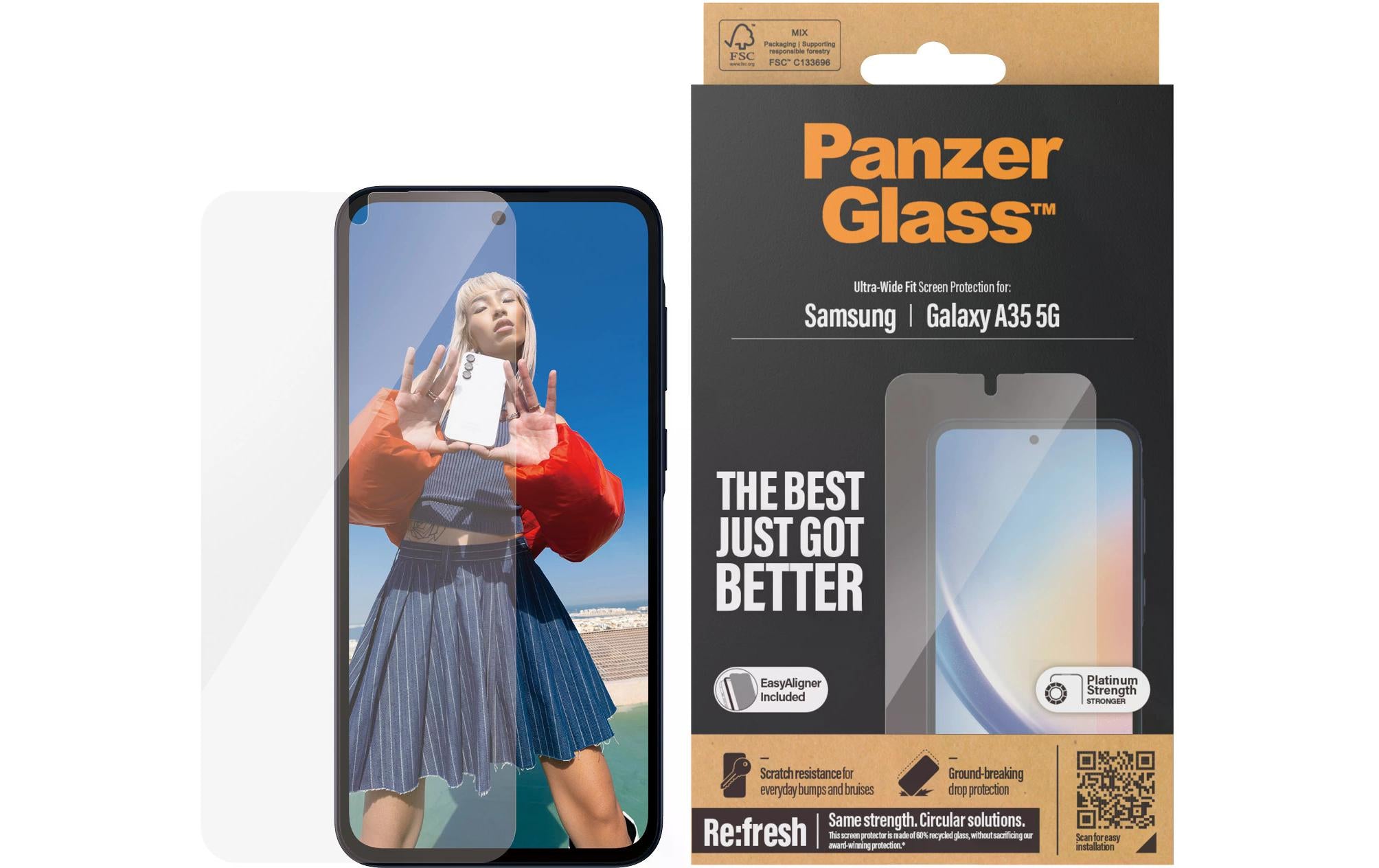 PANZERGLASS Clear Glass - UWF, EA