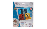 Crystal Art Card Hunde